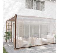 vidaXL Bâche transparente avec œillets 5x12 m polyéthylène