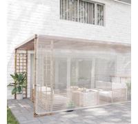 vidaXL Bâche transparente avec œillets 5x12 m polyéthylène