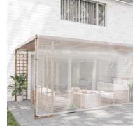 vidaXL Bâche transparente avec œillets 6x12 m polyéthylène