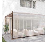 vidaXL Bâche transparente avec œillets 6x8 m polyéthylène