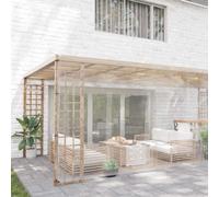 vidaXL Bâche transparente avec œillets 6x8 m PVC