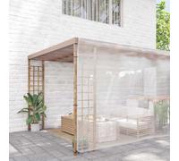 vidaXL Bâche transparente avec œillets 8x10 m polyéthylène