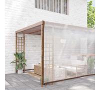 vidaXL Bâche transparente avec œillets 8x10 m polyéthylène