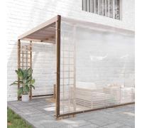 vidaXL Bâche transparente avec œillets 8x12 m polyéthylène