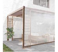 vidaXL Bâche transparente avec œillets 8x12 m polyéthylène