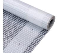vidaXL Bâches de couverture Leno grillagées 2 pcs 260 g/m² 1,5x10 m Blanc