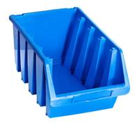 vidaXL Bacs gerbables empilables 14 pcs Bleu plastique