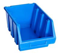 vidaXL Bacs empilables de rangement 20 pcs Plastique Bleu