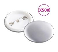 vidaXL Badges à épingle - 37 mm