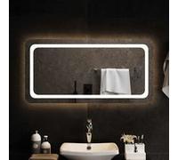 vidaXL Badkamerspiegel LED 100x50 cm151792 miroir G