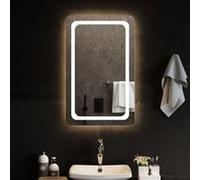 vidaXL Miroir LED salle de bain 50x80 cm – Décoratif maquillage