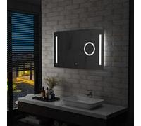 vidaXL - Miroir mural LED salle de bain 100x60 cm
