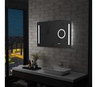 vidaXL Badkamerspiegel LED met aanraaksensor 100x60 cm144743 Argent G