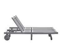 VIDAXL Chaise longue 2 places avec coussin