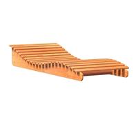 vidaXL Bain de soleil brun cireux 205x80x31,5 cm Pin massif