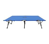 vidaXL Bain de soleil pliable pour 2 personnes bleu acier