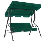 vidaXL Balancelle de jardin Vert 170 x 110 x 153 cm Tissu