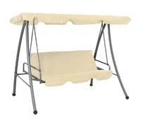 vidaXL Balancelle Extérieur - Blanc Sable