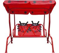 vidaXL Siège balançoire pour enfants Rouge