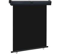 vidaXL Balkonscherm 145x250 cm zwart48424 G