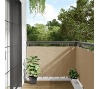 vidaXL Écran de balcon 90x300 cm - Beige