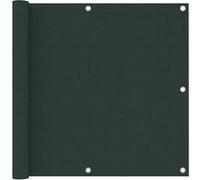vidaXL Balkonscherm 90x400 cm oxford stof donkergroen135001 Vert G