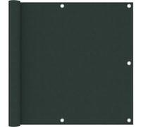 vidaXL Écran de balcon Vert foncé 90x600 cm Tissu Oxford