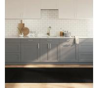 VidaXL Bambou - 100 x 300 cm - Noir