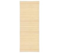 vidaXL Tapis Bambou 80x200 cm Naturel Salon Salle de Séjour Tapis de Sol