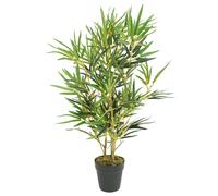 vidaXL Bambou artificiel 368 feuilles - 80 cm