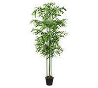vidaXL Bambou artificiel 120 cm – 384 feuilles – Vert