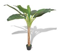 vidaXL Bananier artificiel avec pot 150 cm Vert