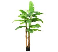 vidaXL Bananier Artificiel avec Pot Plante Artificielle Fausse Plante Décoration Salon Extrée Salle de Séjour Bureau Intérieur 300 cm Vert