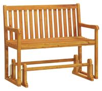 vidaXL Banc à bascule de jardin 110 cm bois massif acacia