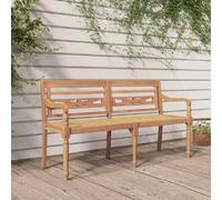 vidaXL Banc Batavia - Bois Teck