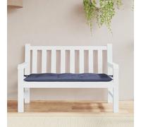 vidaXL Coussin de Banc de Jardin Bleu Marine 120x50x7 cm Tissu Oxford