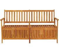 vidaXL Banc coffre 148 cm bois massif acacia