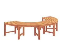 vidaXL Banc en forme d'arbre, 4 places, 210 x 80 x 45 cm, bois d'eucalyptus massif