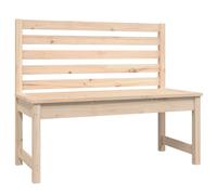 vidaXL Banc de jardin 109 cm pin massif