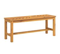 vidaXL Banc de jardin 110 cm bois massif d'acacia marron