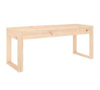 vidaXL Banc de jardin 110x38x45 cm pin massif