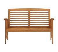 vidaXL Banc de jardin 119 cm bois massif acacia