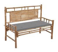 vidaXL Banc de jardin 120 cm - Bambou