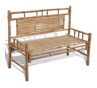 vidaXL Banc de jardin 120 cm Bambou