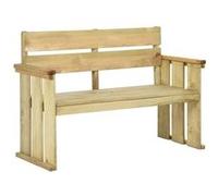 vidaXL Banc de jardin 121 cm Bois de pin imprégné