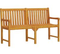 vidaXL Banc de jardin 150 cm en bois massif d'acacia