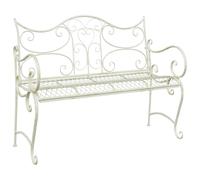 vidaXL Banc de Jardin 2-Nombre de Places 114 x 56,5 x 90 cm Acier,