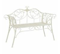 vidaXL Banc de Jardin 2-Nombre de Places 130 x 47 x 90 cm Acier,