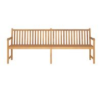 vidaXL Banc de jardin 228 cm en teck massif