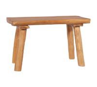 vidaXL Banc de Jardin Banc de Salle à Manger Banc de Terrasse Meuble de Salon Entrée Couloir Maison Intérieur Extérieur 80 cm Bois de Teck Massif